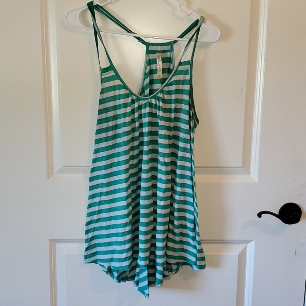 Blue Striped Tank - Picture 4 of 4